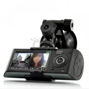 Dashcam - Camera double objectif GPS Grand Angle - R300