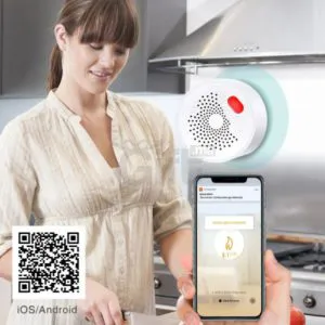 Détecteur de Fuite de Gaz WiFi Tuya – Alarme Intelligente